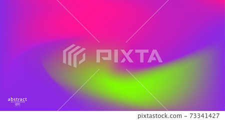 Abstract blurred gradient mesh background color bright. Colorful smooth soft banner template. Creative vibrant vector illustration Abstract blurred gradient mesh background color bright. Colorful smooth soft banner template. Creative vibrant vector illustration 73341427