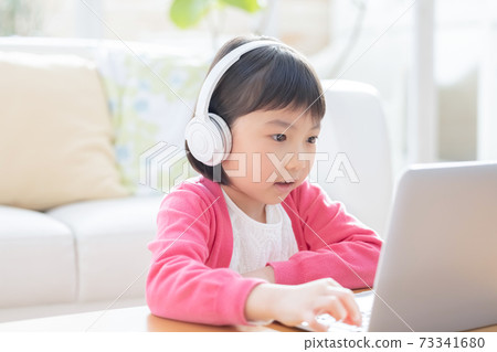 Girls taking classes online Girls taking classes online 73341680