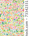 Flower watercolor seamless pattern textile 73342331