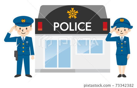 警官和警察敬佩 73342382