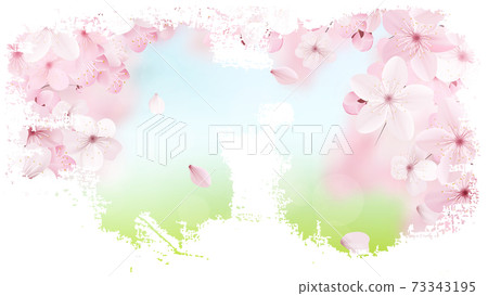 Sakura for Valentine's Day. Raster Sakura for Valentine's Day. Raster 73343195