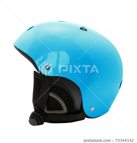 Light blue ski helmet 73344142