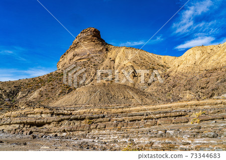 Tabernas desert, Desierto de Tabernas near Almeria, andalusia region, Spain 73344683