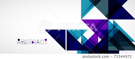 Set of vector triangle geometric backgrounds. Vector illustration for covers, banners, flyers and posters and other designs Set of vector triangle geometric backgrounds. Vector illustration for covers, banners, flyers and posters and other designs 73344972