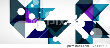 Set of vector triangle geometric backgrounds. Vector illustration for covers, banners, flyers and posters and other designs Set of vector triangle geometric backgrounds. Vector illustration for covers, banners, flyers and posters and other designs 73344983