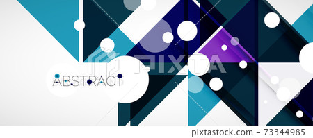 Set of vector triangle geometric backgrounds. Vector illustration for covers, banners, flyers and posters and other designs Set of vector triangle geometric backgrounds. Vector illustration for covers, banners, flyers and posters and other designs 73344985