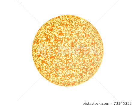 Yellow Star or Sun isolated on white, 3d render Yellow Star or Sun isolated on white, 3d render 73345332