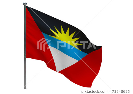 Antigua and Barbuda flag on pole icon Antigua and Barbuda flag on pole icon 73348635