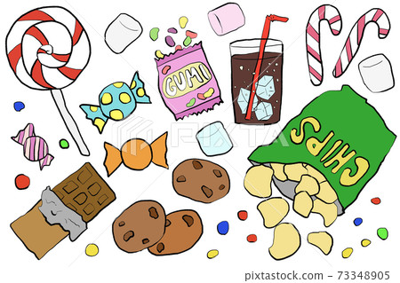 Overseas-like sweets set 73348905