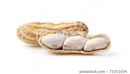 peanuts isolated on white 73351054