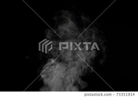 Steam, steam, steam, smoke taken on a black background 73351914