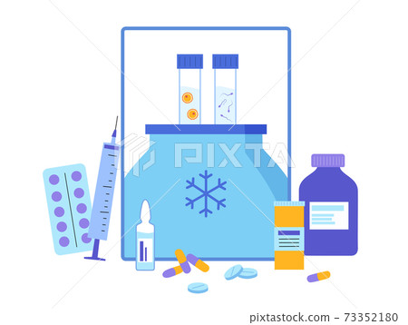 IVF freezing concept 73352180