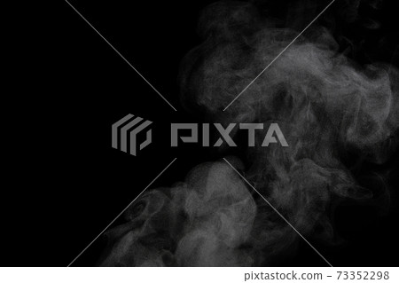 Steam, steam, steam, smoke taken on a black background 73352298