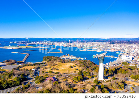 Onahama Port in winter (Iwaki City, Fukushima Prefecture) 73352416