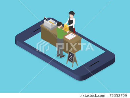 Restaurant take-out service / mobile order 73352799
