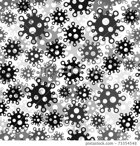 Military virus seamless pattern background. Pandemic concept camouflage 73354548