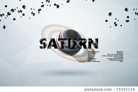 Saturn. Minimalistic style set Saturn. Minimalistic style set 73355134