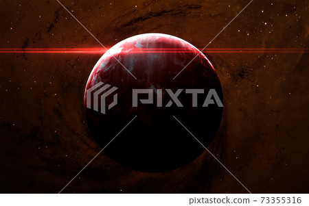 Universe scene with planets Universe scene with planets 73355316