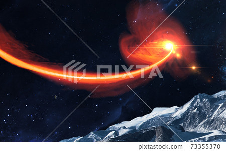 Universe scene with planets Universe scene with planets 73355370