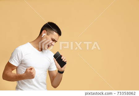 Fun, relax and joy at home in self-isolation during covid-19 at free time Fun, relax and joy at home in self-isolation during covid-19 at free time 73358062