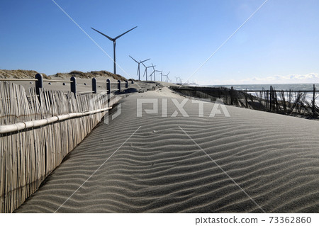 沙丘圖案Chihama沙丘 沙丘圖案Chihama沙丘 73362860