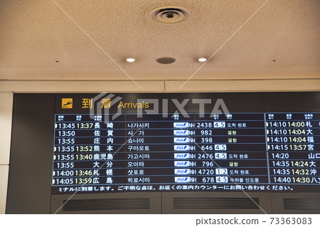 [Haneda Airport Terminal 2 Arrival Lobby under State of Emergency] 73363083