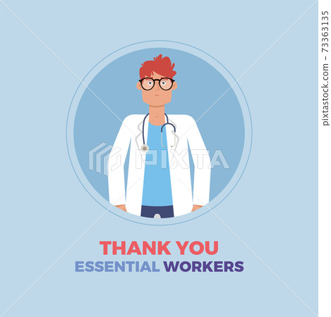Medical thanks essential workers Medical thanks essential workers 73363135