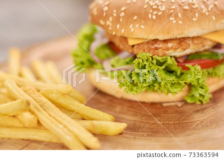 Classic american burger food. Classic american burger food. 73363594