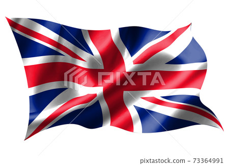 英國國旗絲綢圖標 英國國旗絲綢圖標 73364991