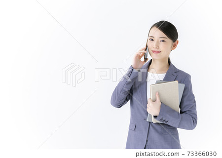 女商人智能手機電話 73366030