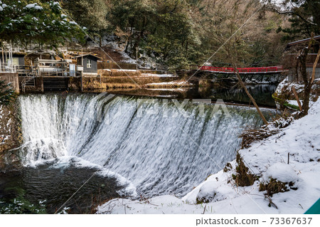 冬季菊池谷的冰雪景觀 73367637