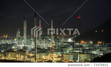 Oil refinery factory Oil refinery factory 73370832