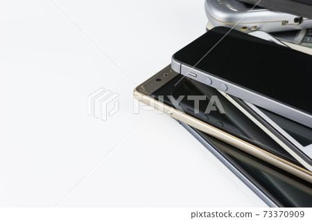 Stack of smartphones 73370909
