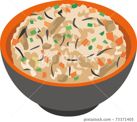 Image illustration of cooked rice (juicy in Okinawa) Image illustration of cooked rice (juicy in Okinawa) 73371405