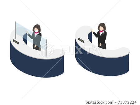 接待/信息/接待的插圖素材 73372224