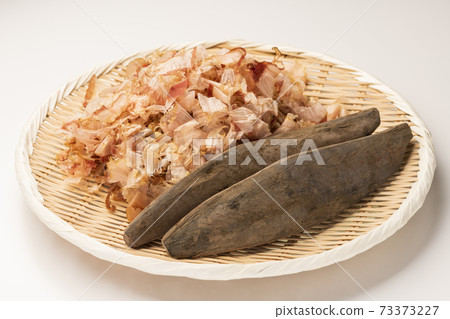 Katsuobushi white background 73373227