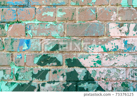 Weathered wall with peeling paint Weathered wall with peeling paint 73376125