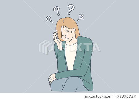 Sadness, mental depression, doubt concept Sadness, mental depression, doubt concept 73376737