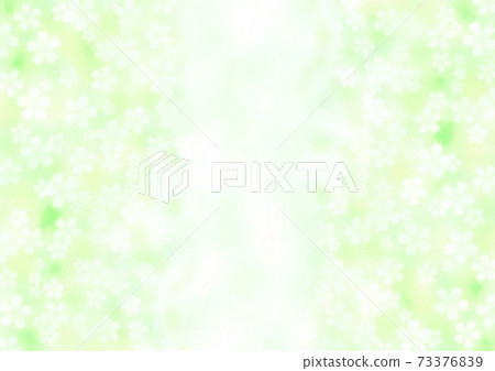 Illustration of pale yellow-green with cute flowers no.10 Illustration of pale yellow-green with cute flowers no.10 73376839