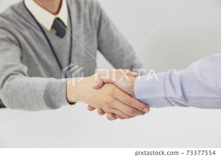 The hands of a businessman shaking hands The hands of a businessman shaking hands 73377554