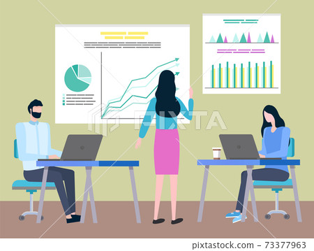 Employee Teamwork, Creative Business Idea Vector 73377963