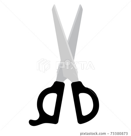 stainless scissor icon 73380873