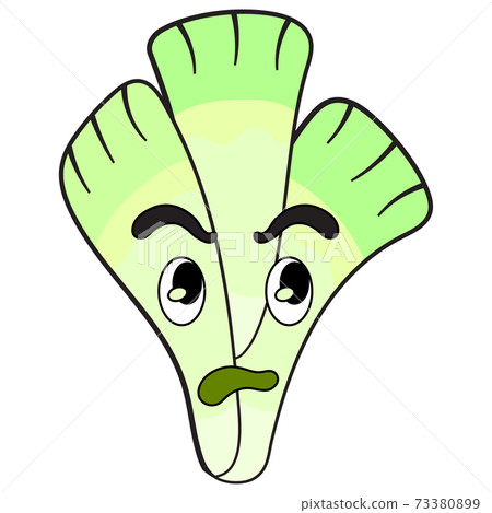 lettuce vegetable cartoon character 73380899
