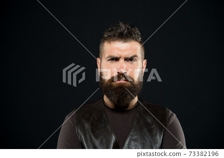 Confidence makes man look his best. Serious man dark 73382196