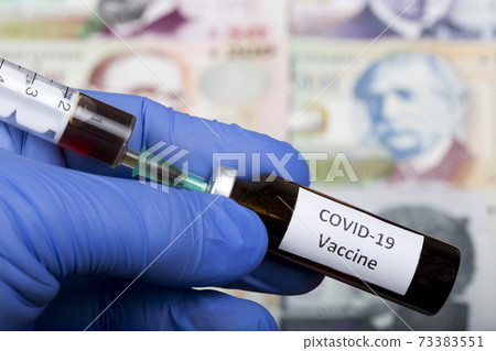 Vaccine against Covid-19 on the background of Uruguayan peso Vaccine against Covid-19 on the background of Uruguayan peso 73383551