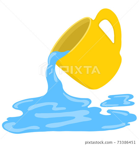 spilling water clipart image