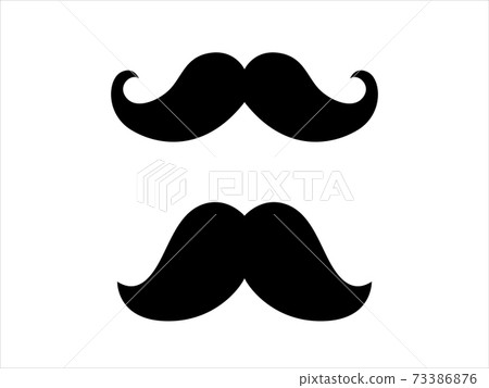 Hipster Mustache icon. Barber symbol silhouette isolated on white background. Vector illustration for Website page and mobile app design. Hipster Mustache icon. Barber symbol silhouette isolated on white background. Vector illustration for Website page and mobile app design. 73386876