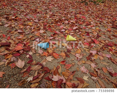 Forgotten toys in the park 73389898