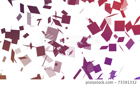 CG Square Colorful square confetti 73391332