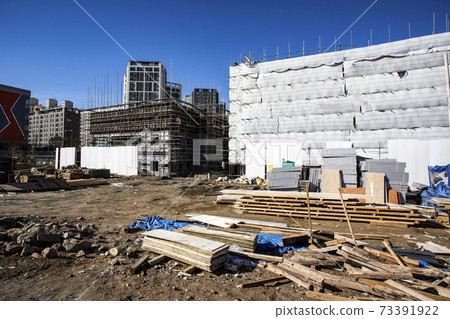 New building construction site 73391922